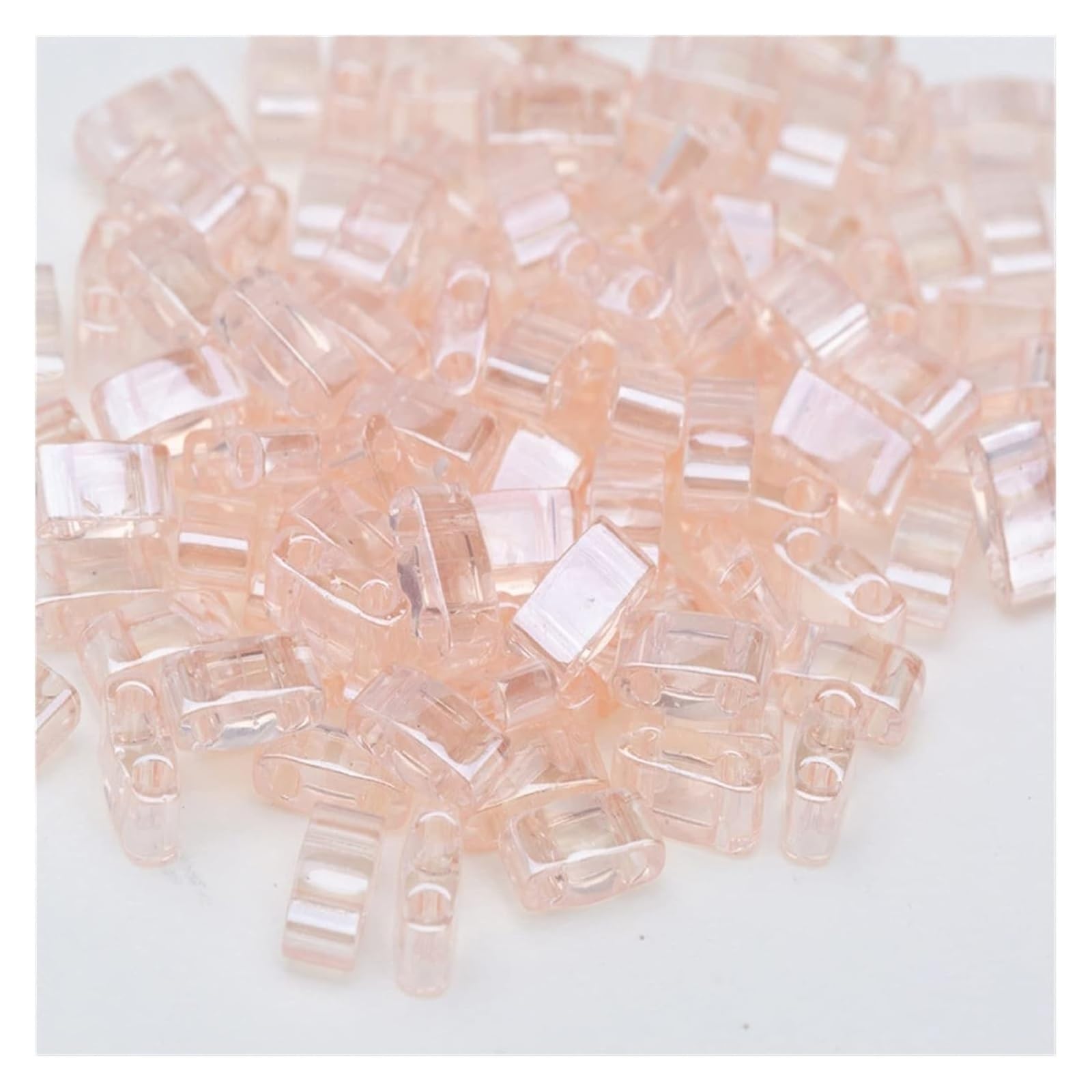 Cuentas de dos agujeros, DIY Handmade Jewelry Bracelet Glass Beads(Htl365)