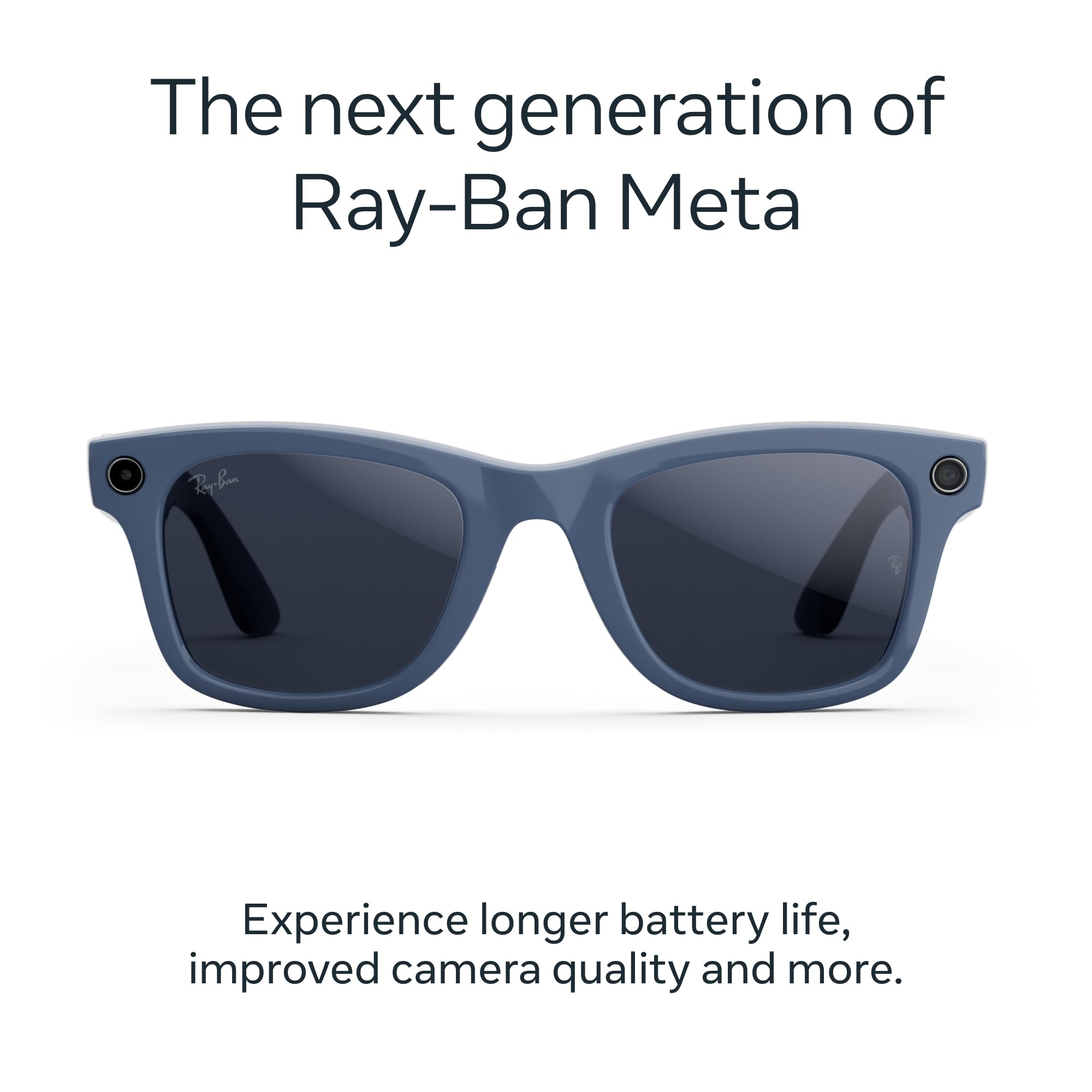 Amazon.co.jp: Ray-Ban | Meta Wayfarer ユニ スクエア シャイニー