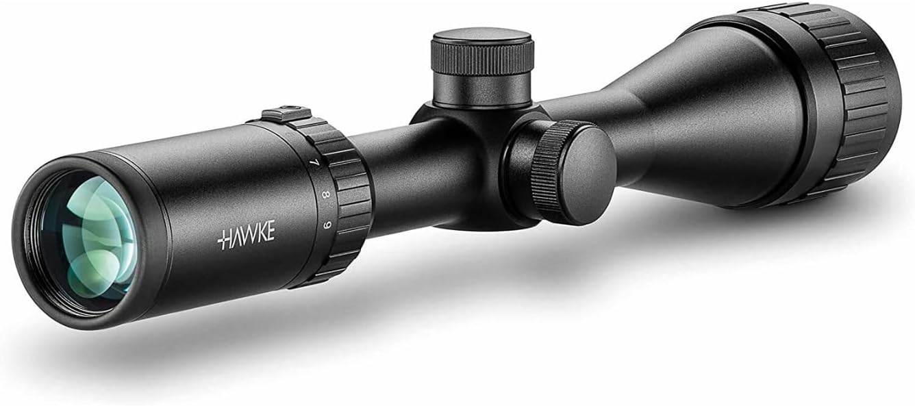 Hawke Sport Optics Vantage 3-9x40 AO Mil Dot Riflescope 14123 and Hawke 2-Pc Medium Weaver Rings Kit