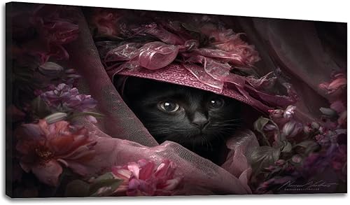 Miniatura 15 de 20"x 40" Canvas Wall Art Halloween Witch Moody Ghost Dancing Rustic Vintage Style Framed Pictures Painting Prints Large Wall Art for Living Room