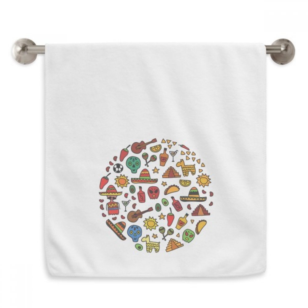 Serviette débarbouillette blanche 13x29 inch absorption douce