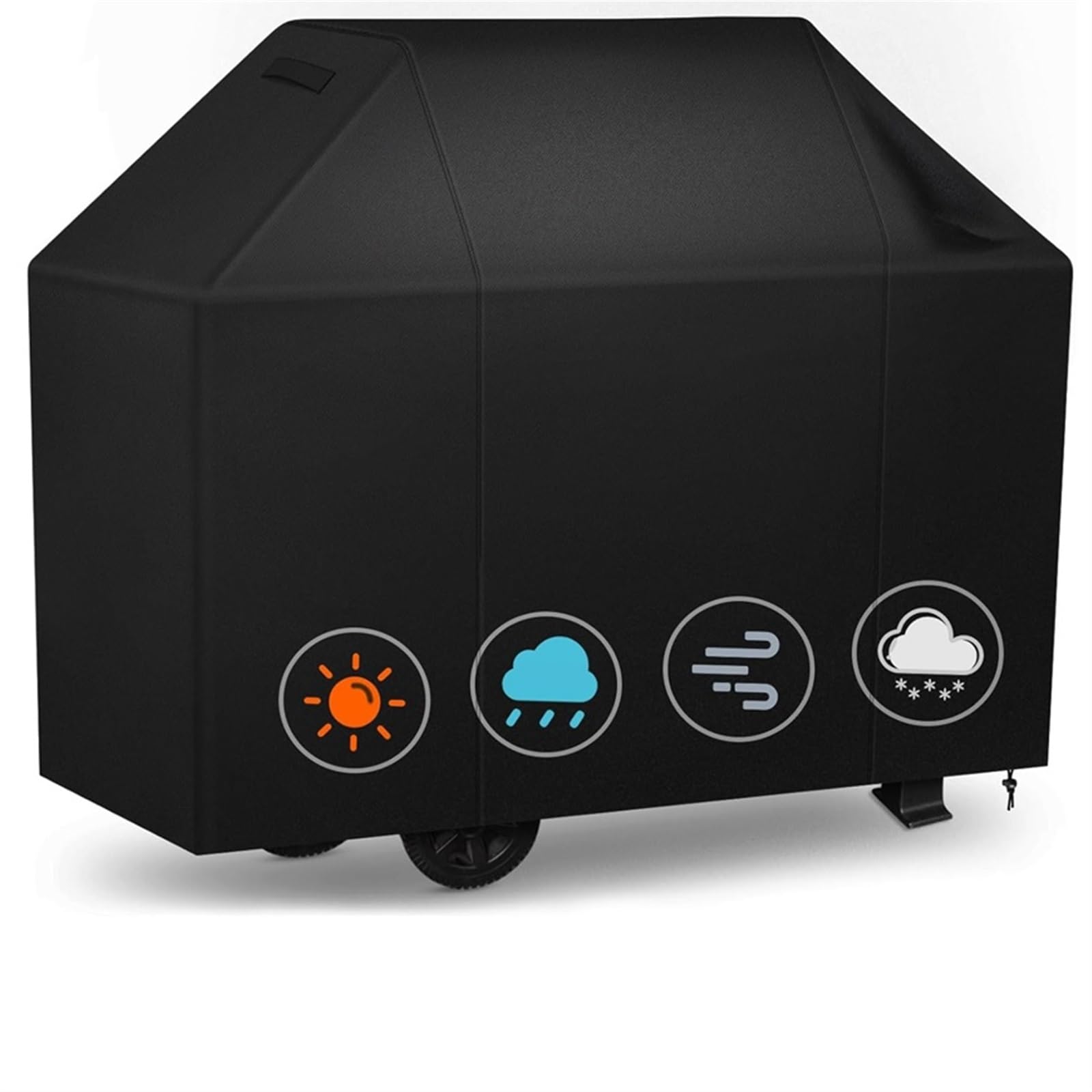 Copertura impermeabile per barbecue in poliestere, facile da mettere e togliere, resistente allo sbiadimento, adatta per barbecue all'aperto 190 x 71 x 117 cm