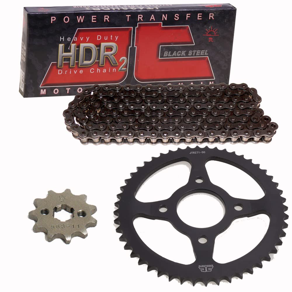 Kettensatz Honda CB125F Heavy Duty Ketten- Und Ritzelsatz GOLD Für