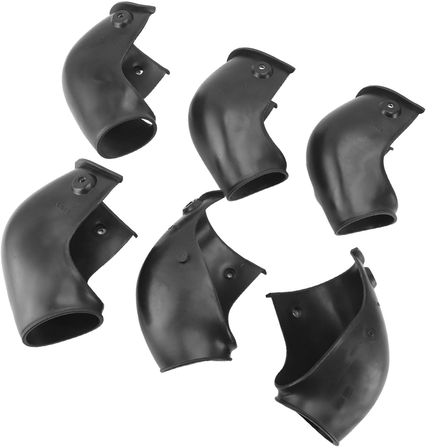 Ymiko Billiard Hole Liner, Billiard Table Corners Liner Slide Track Design 6PCS Plastic Smooth Sliding Pool Table Corner Pocket Liners Set Billiard Table Liners for Most Pool Tables