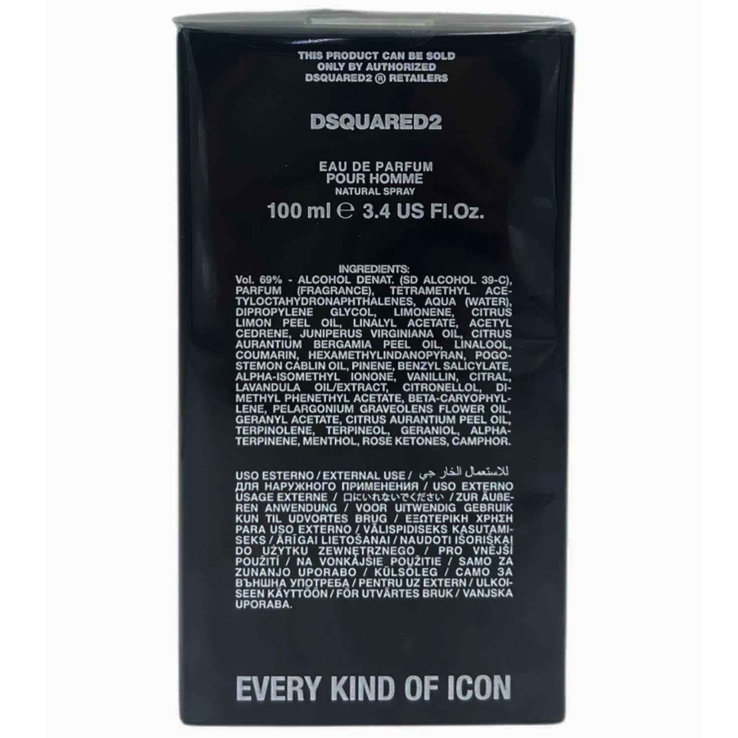 Woda perfumowana Dsquared2 Icon Homme 100 ml