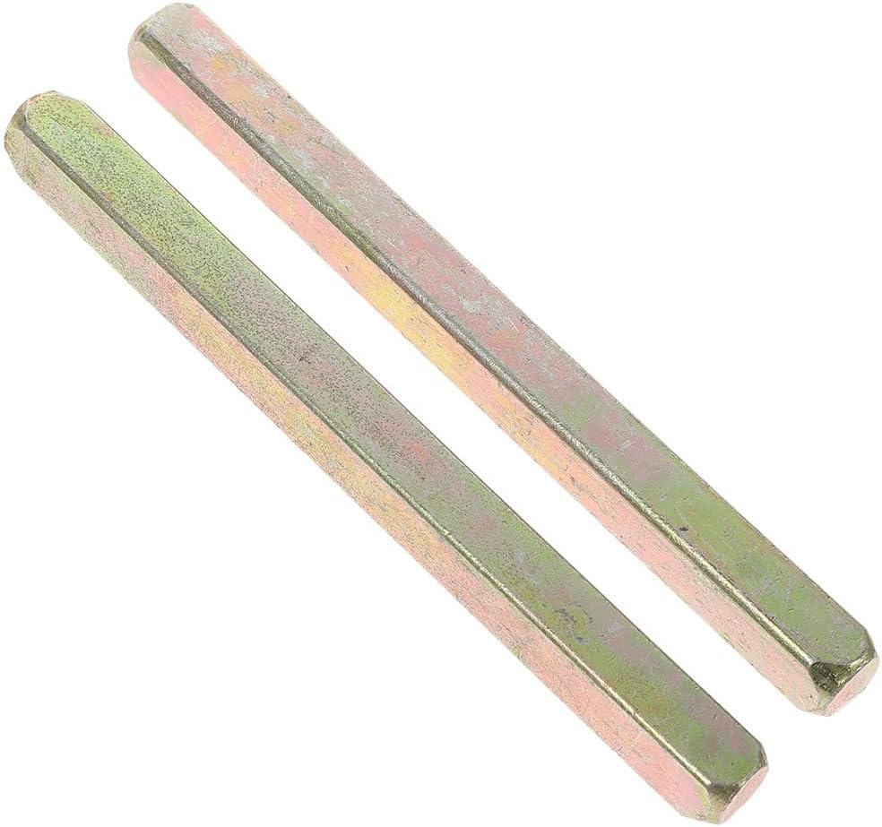 Angoily 2pcs Spare Door Handle Spindle Bar 75mm Door Knob Spindle Iron Door Spindles Vintage Door Straight Spindle Replacement Square Spindle for Home Door Replacement Parts (7.5X0.8cm) Thumbnail
