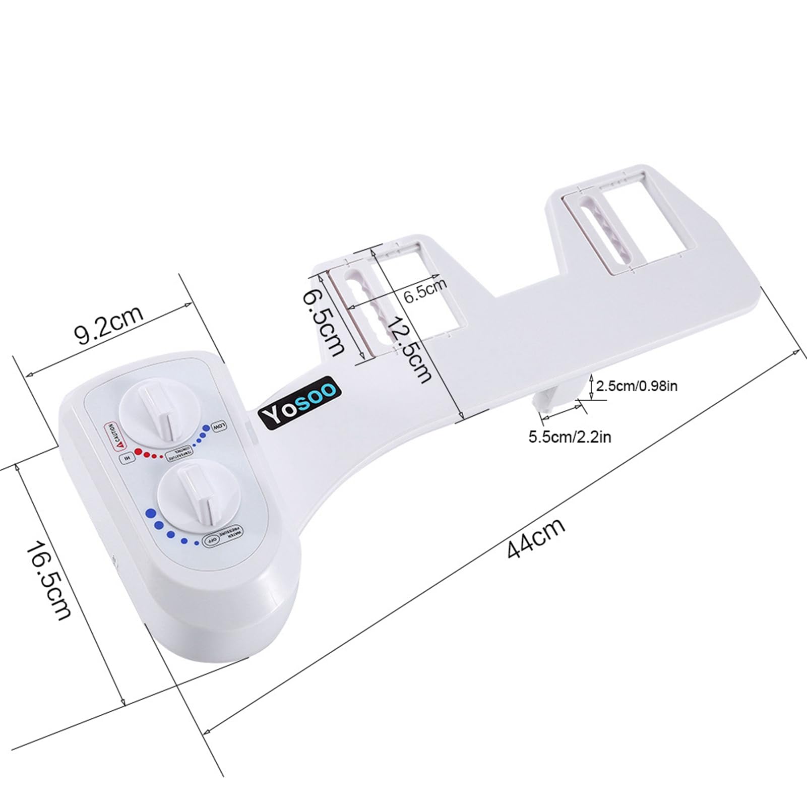 Spray bidetowy Inteligentny Bidet toaletowy Nieelektryczny, mechaniczny Bidet Strumień świeżej wody Samoczyszcząca Pojedyncza dysza Gorąca i zimna łazienka Deska sedesowa do
