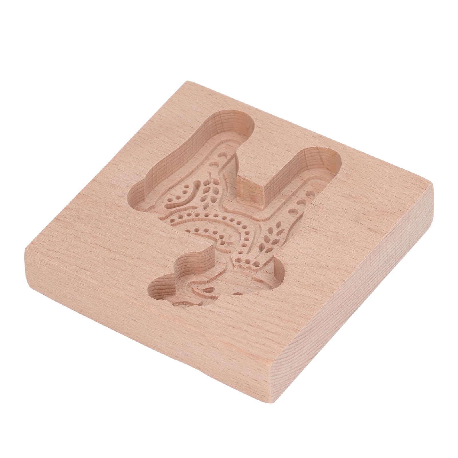 Keksausstecher, Plätzchenformen aus Holz, Kekse, Keksform, geschnitzte Plätzchenausstecher, Küche, Lebkuchen, Pressstempel, Prägeform, kleines Rehkitz