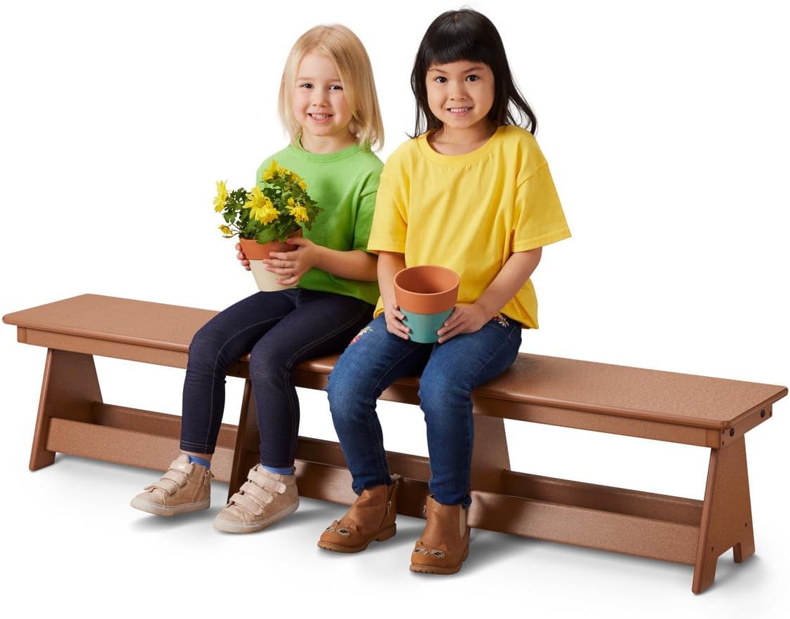 Jonti-Craft EverPlay 8317JC460 Large Outdoor Table and Bench Set for Kids