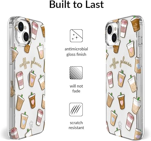 Miniatura 65 de VELVET CAVIAR Funda para iPhone 14 Pro, probada en caídas de 10 pies, purpurina transparente Bratz Bratz Pack Glitter,Blonde Tortoise,Sueños de