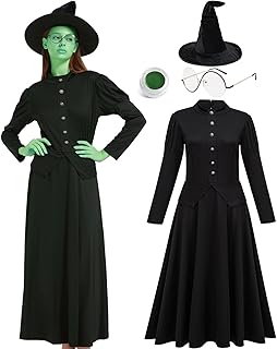 Disfraces de Halloween para adultos, 2025, bruja malvada del oeste, mago de oz, familia del grupo Elphaba