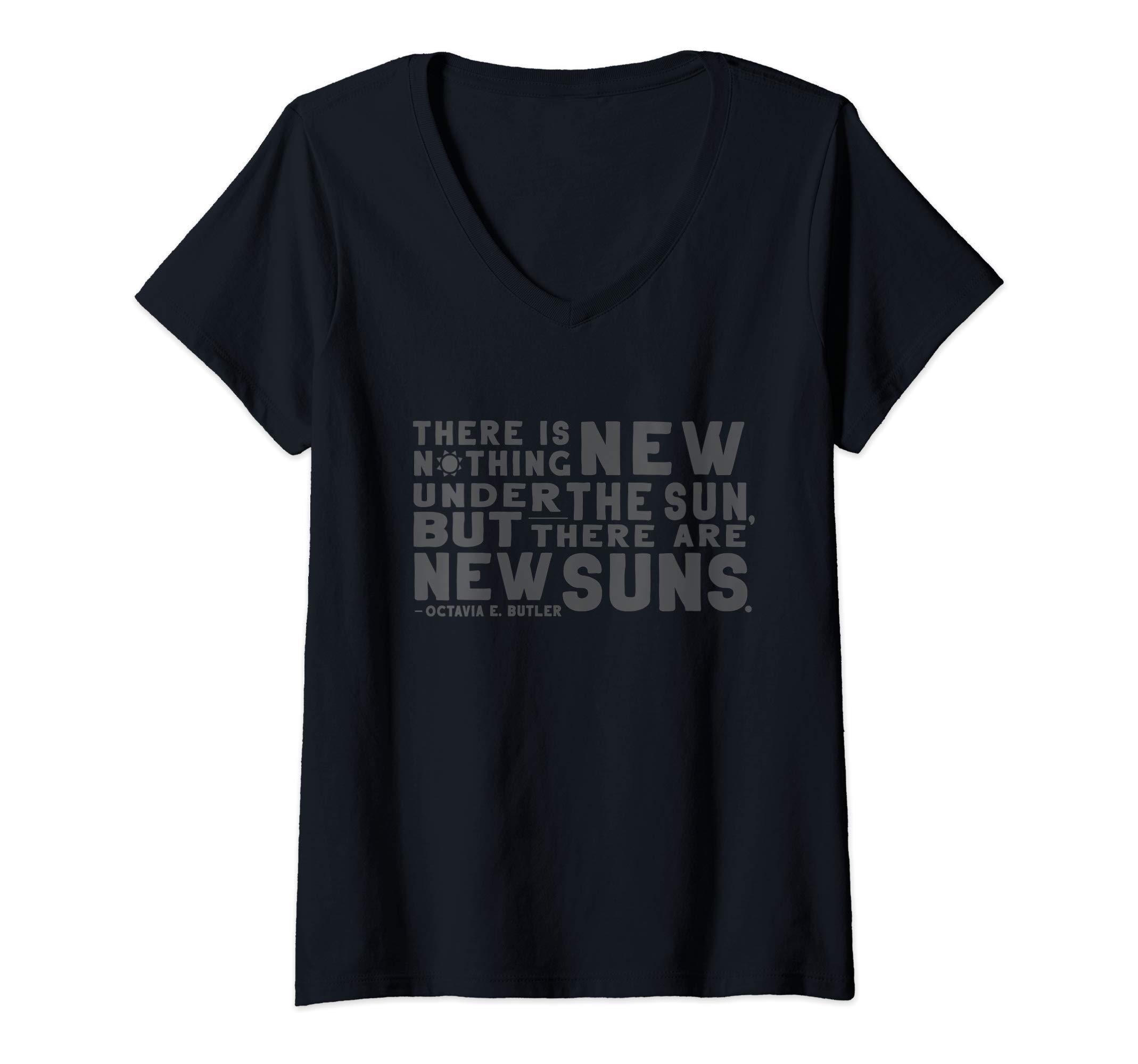 Womens WOC - Women of Color in Sci-Fi - Octavia Butler V-Neck T-Shirt