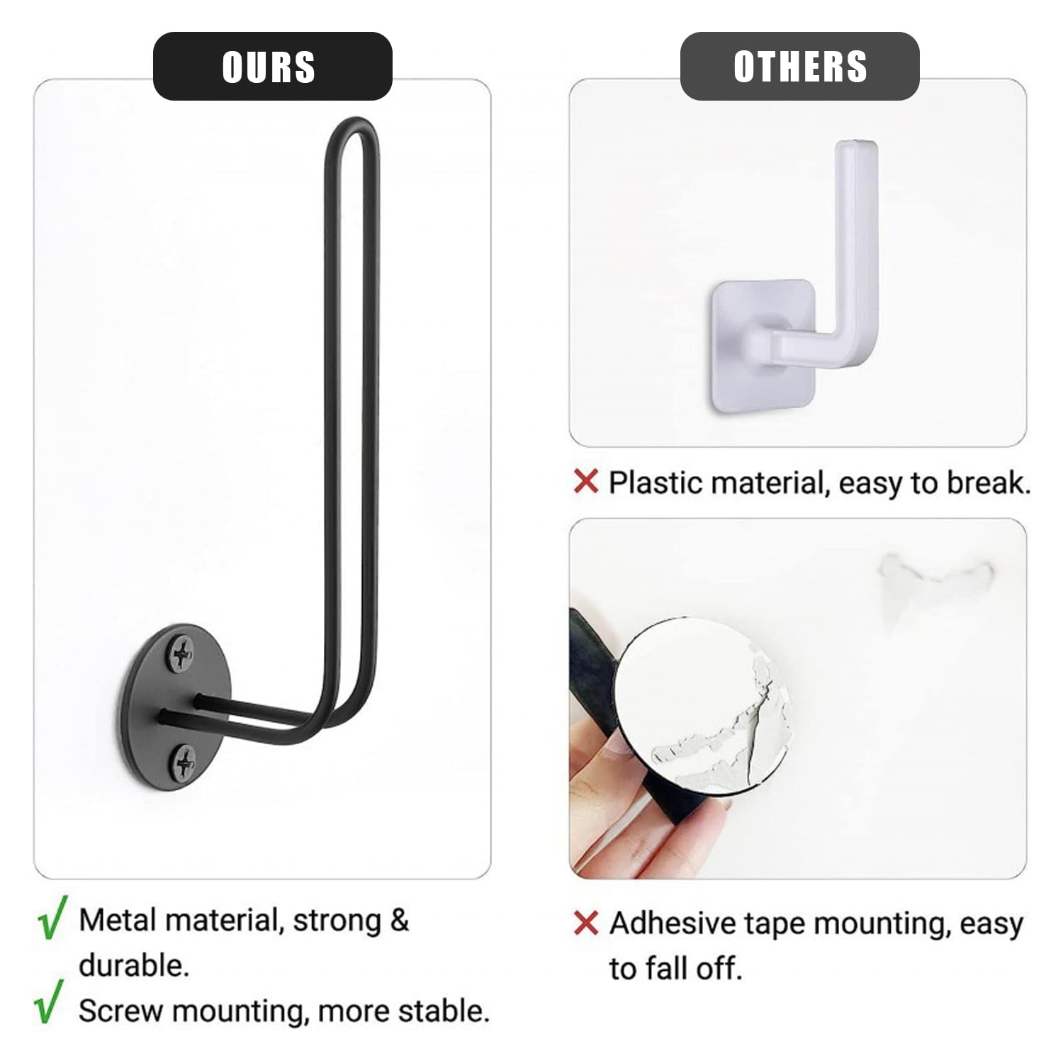 Porta Cappelli Parete Porta Cappelli Armadio Appendi Cappelli Portacappelli, 2 Pezzi Appendiabiti Rack Organizzatore Armadio Appeso Cappello Baseball, Espositore a Sfera per Camera da Letto
