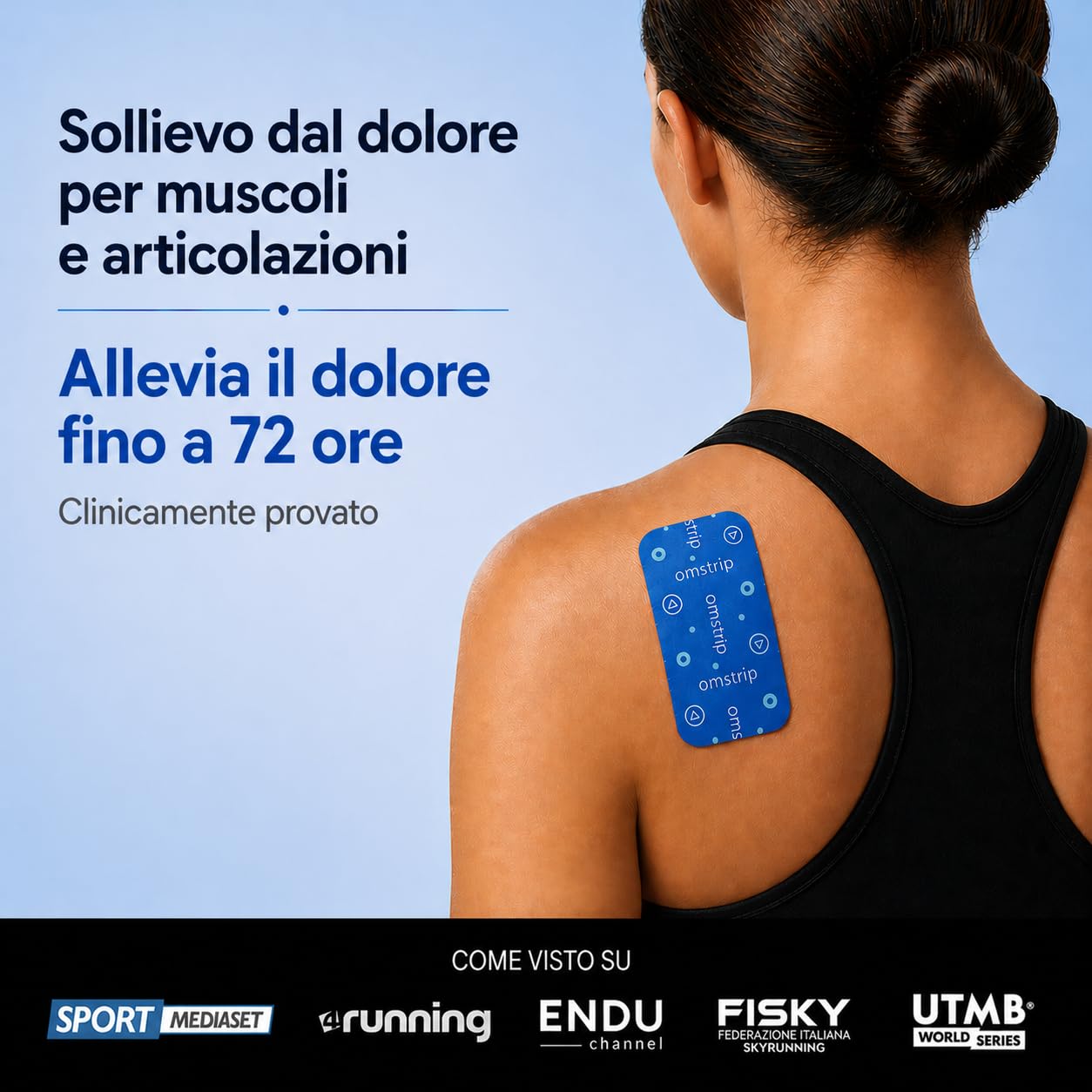 Wellness Cerotti Bioattivi (3 Pezzi), Sollievo Naturale Drug-Free di 72 Ore per Dolori Muscolari, Tensione e Benessere Quotidiano, Cerotto Kinesiologico con FIR e Tecnologia F7 Brevettata