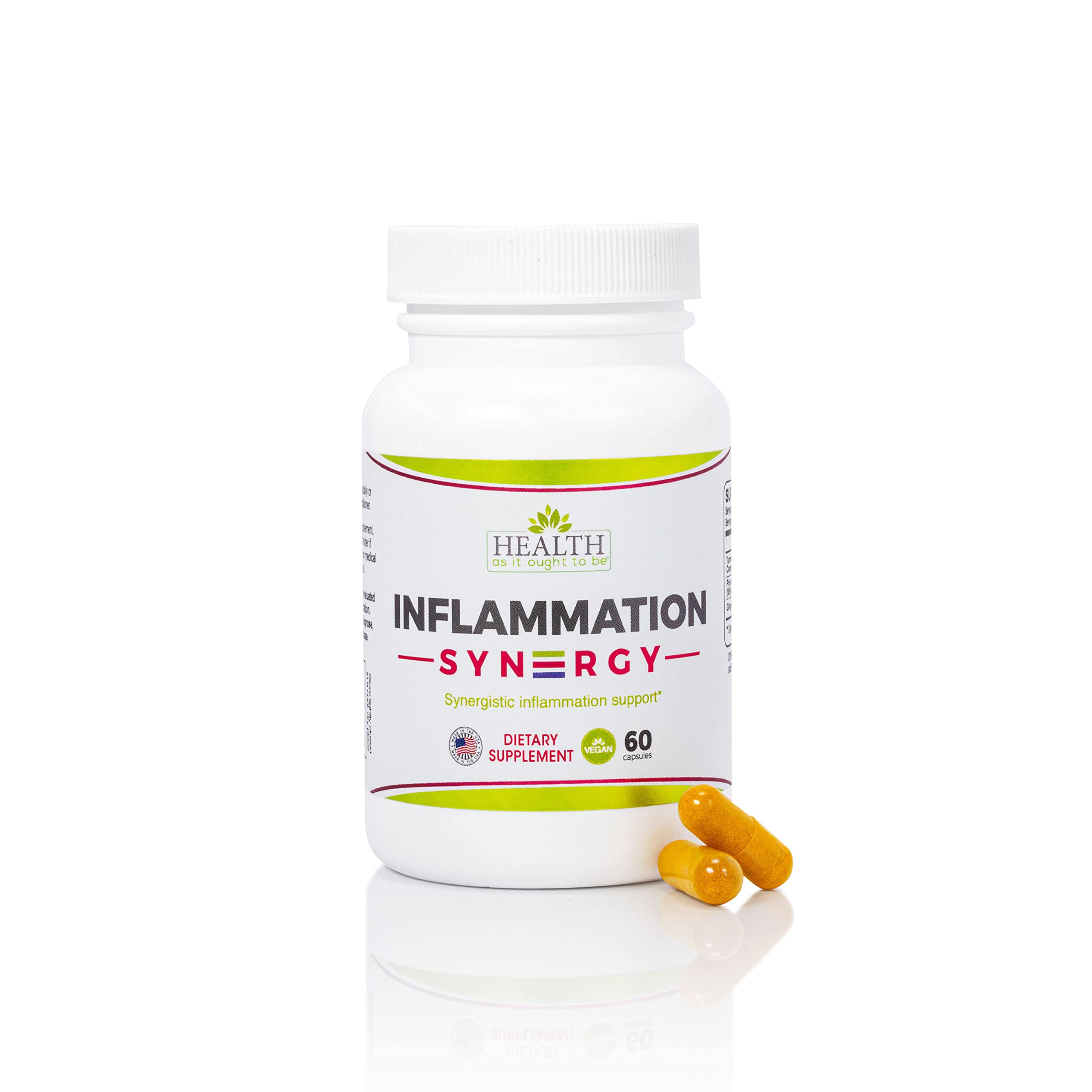 Health As It Ought To Be Syn3rgy Turmeric & Ginger 60 Capsules