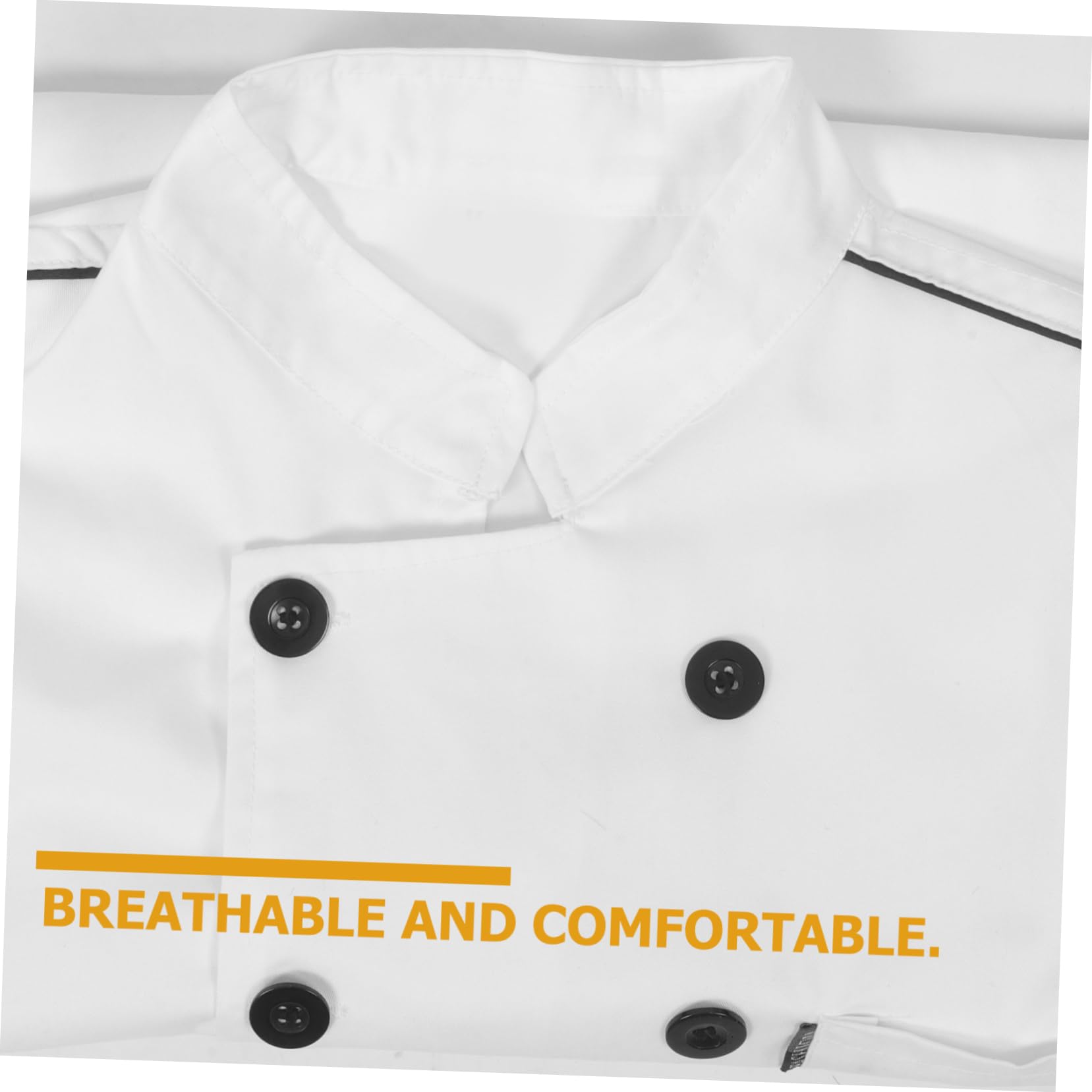Healeved Professional Short Sleeved Chef Coat Kitchen Breathable Stain-resistant Chef Jacket for Restaurant Hotel Size Xl