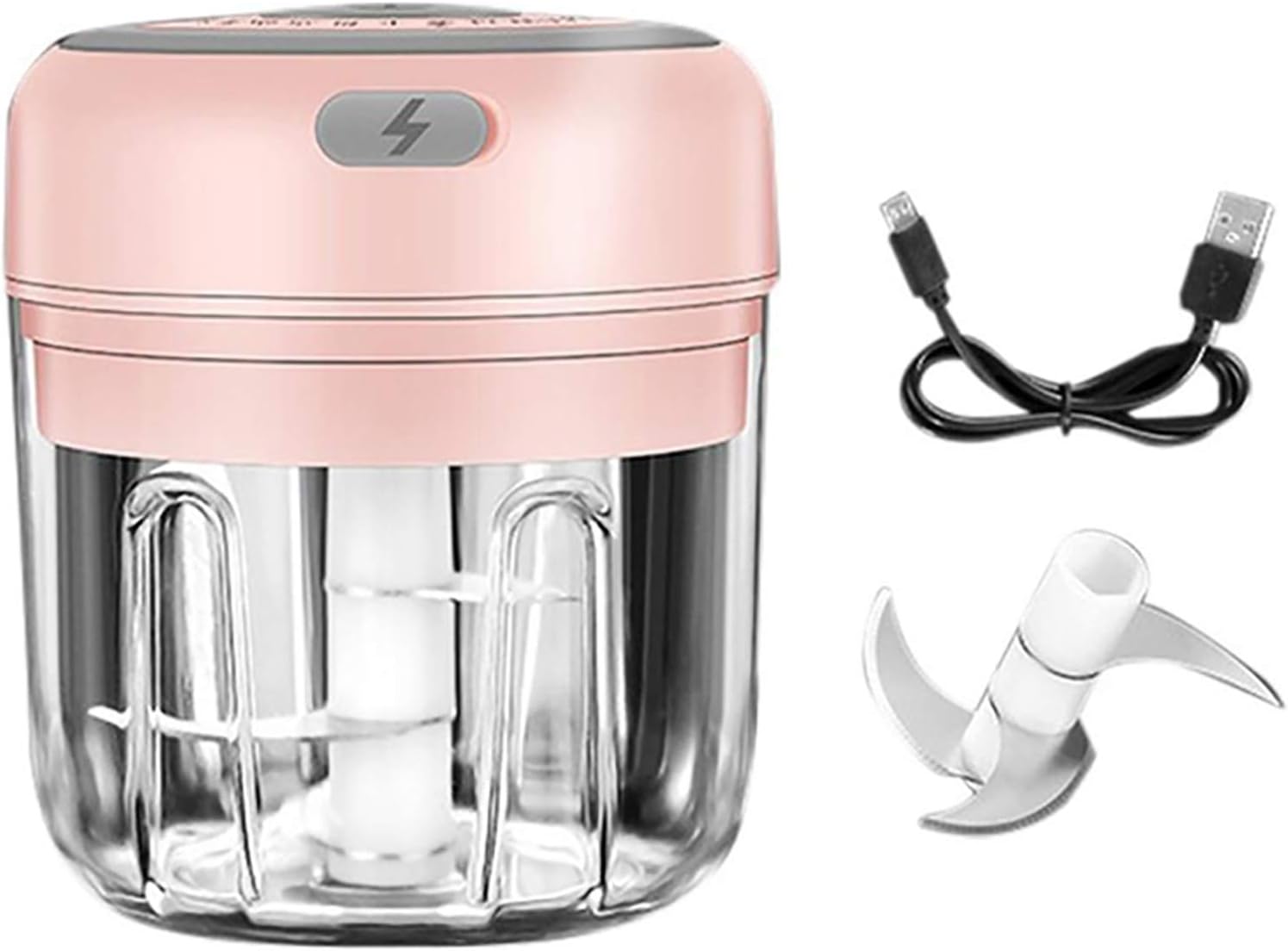 Electric Garlic Chopper, Food Processor, Small Electric