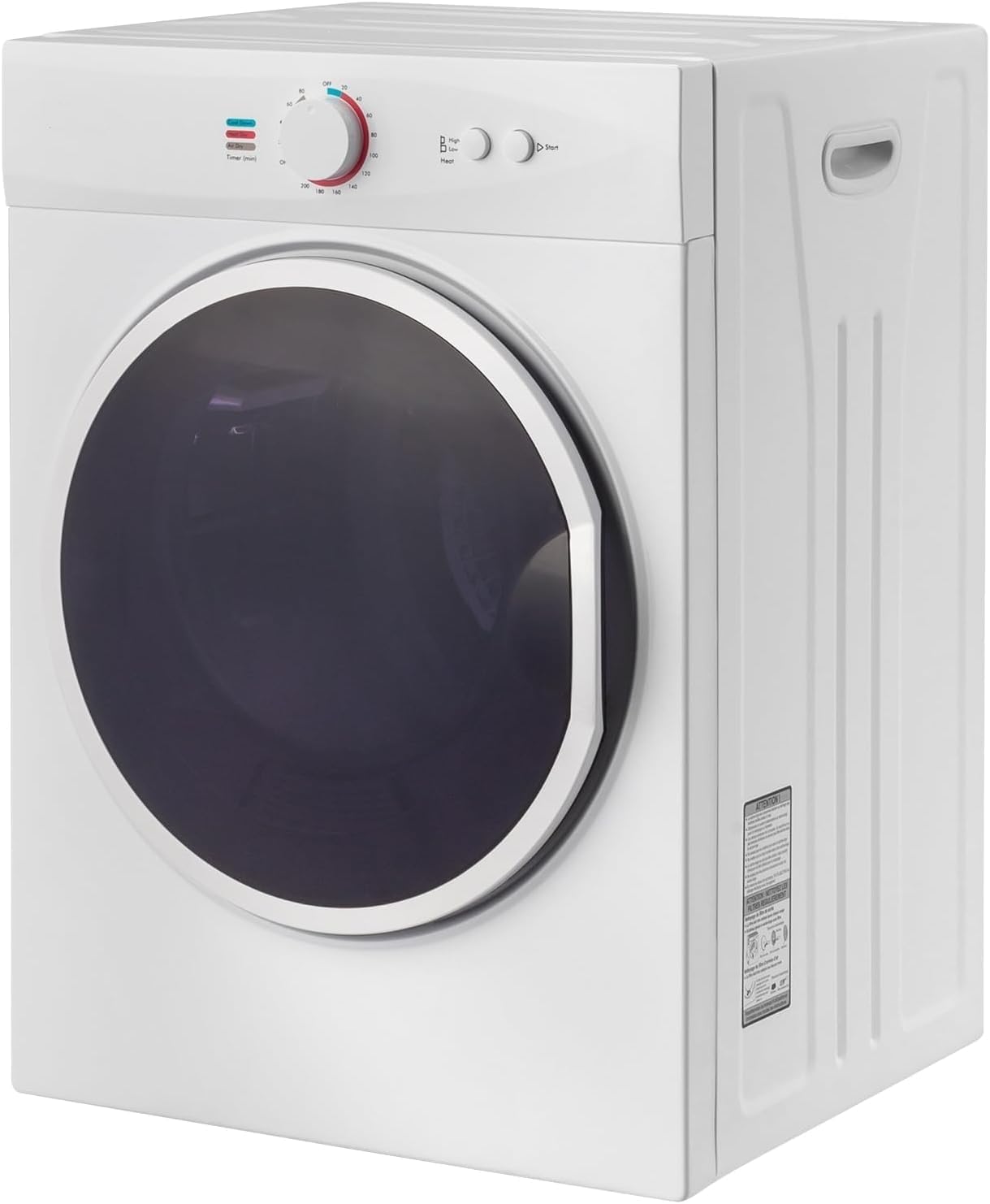 LEADZM Mini Wäschetrockner 3 kg, Trockner, Ablufttrockner, Wäschetrockner Klein, 40L, 1020W