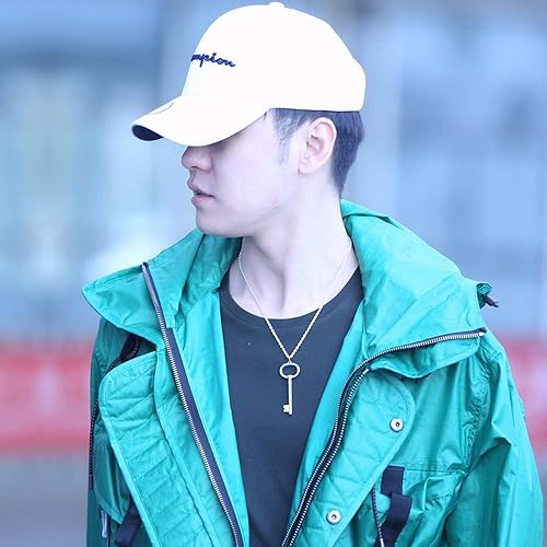 Miniatura 8 de Dankadi Clásico femenino original collar de plata 925 colgante de llave collar minimalismo 17.7-23.6 in cadena serpiente joyería broche de pinza de