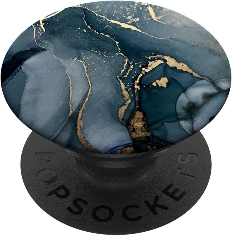 Elegant Turquoise Blue & Aqua Ocean Pattern PopSockets PopGrip: Swappable Grip for Phones & Tablets