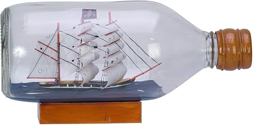 Barco pirata en una botella Barco pirata en una botella