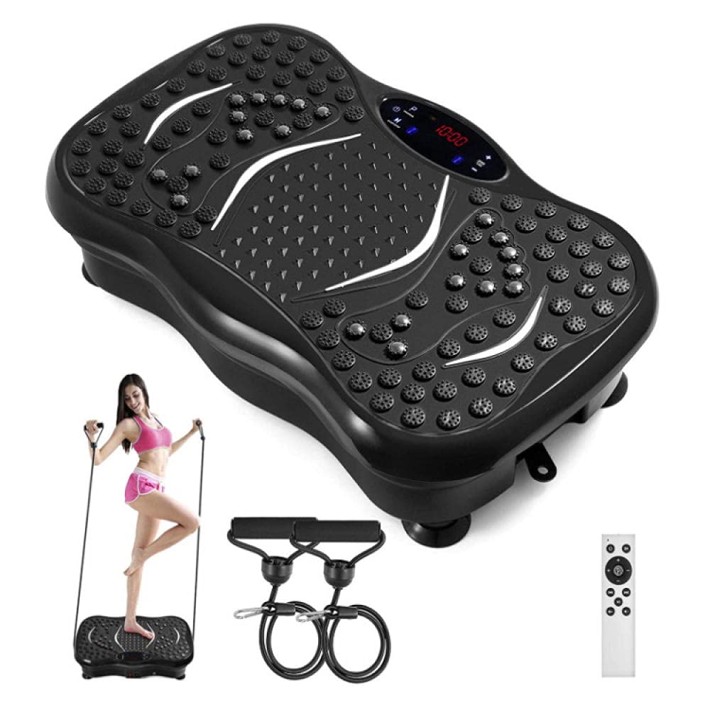 Ultra Slim Vibration Plate,Body Shaker Vibration Plate,Shakeing slimming machine, fat burning body shaping machine-Black A_Standard version