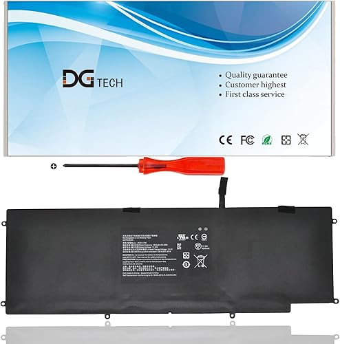 DGTECH - Batería para portátil RC30-0196 compatible con Razer Blade Stealth (2016) v2 (i7-7500U) RZ09-01962E12 RZ09-01962W10 RZ09-01962E52 (11,55 V