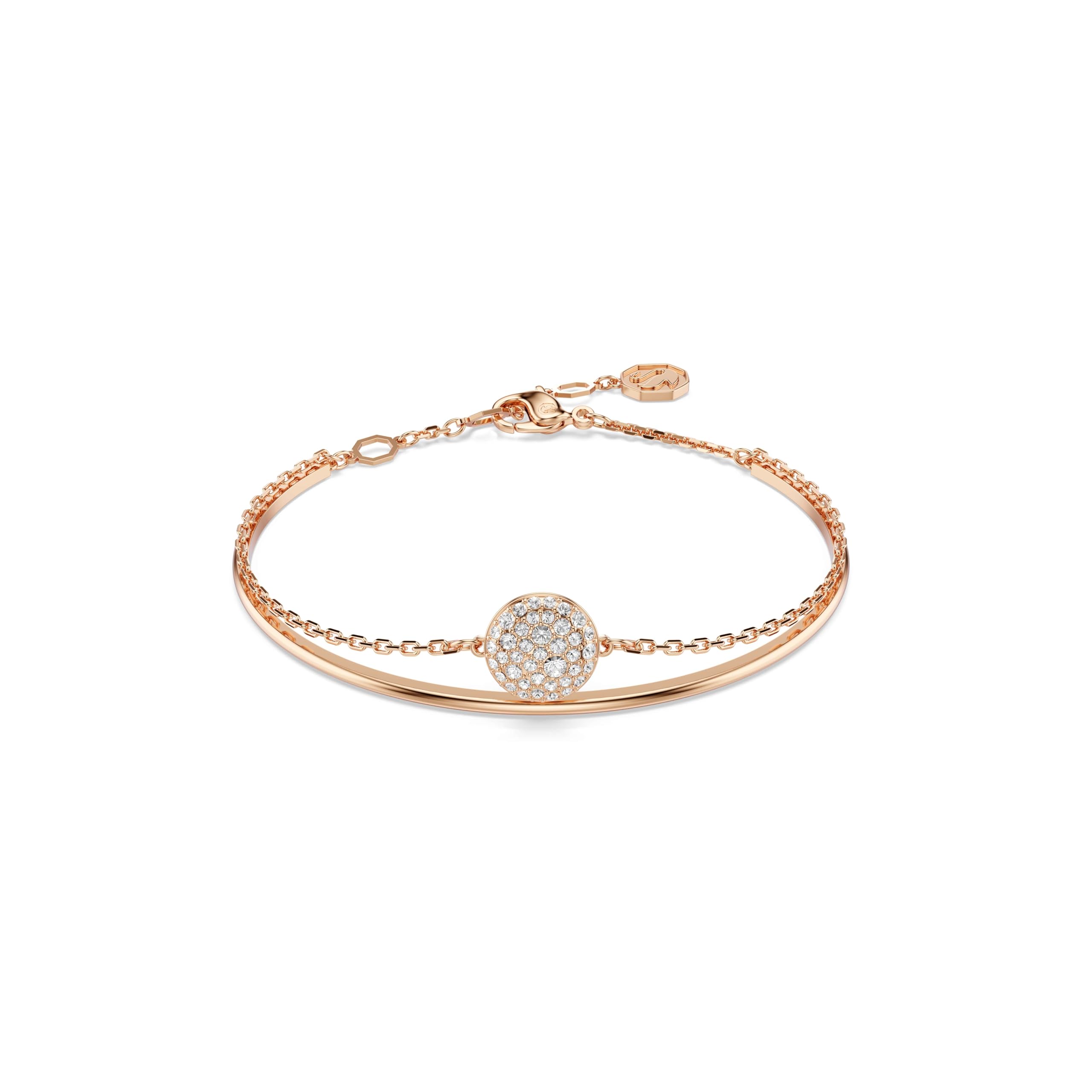 Swarovski Bracciale da donna in metallo, con cristalli, taglia unica, 89003547
