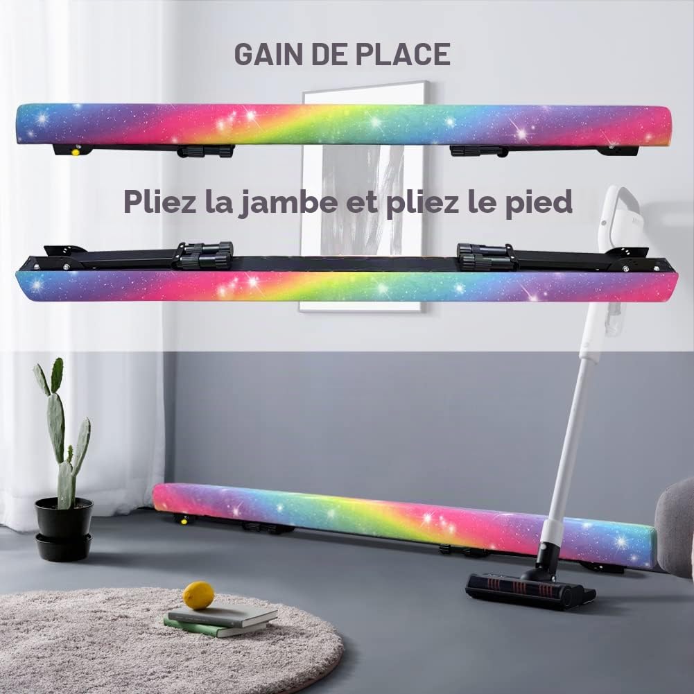 HomeSun Poutre d’Équilibre Gymnastique 240 cm | 4 Hauteurs Réglables 17–56 cm pour Enfants et Débutants