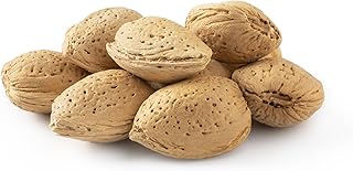 DELICE - Almonds In Shell | Grown and Packed in California | Fresh Buttery Taste and Easy to Crack | Whole, Raw and Unsalted | Natural Almonds in Resealable Bags!!! (1 LB)
