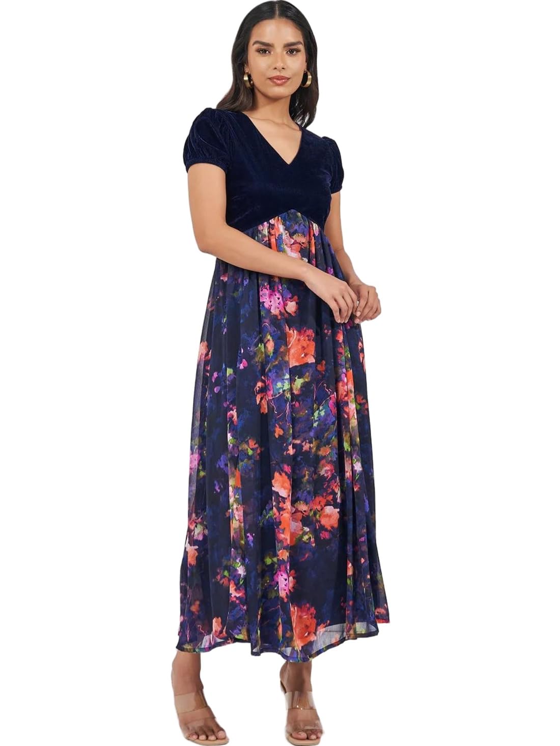 styli Women's Polyester A-Line Maxi Dress-picture-38