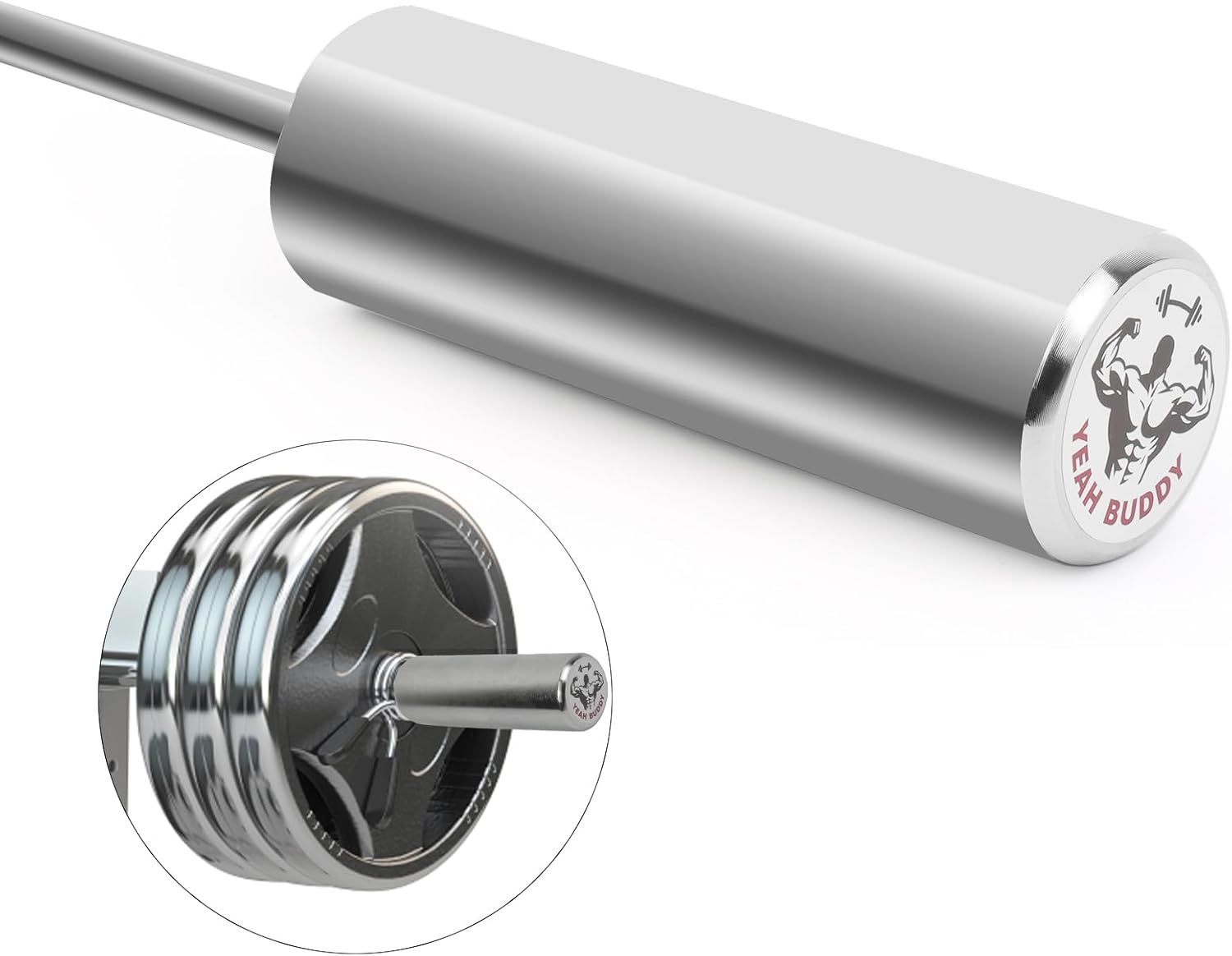 Weight Stack Pin Extender for Gym Cable Machine & Home Gym, Ø 10 mm, Allowing Additional Olympic Weight Plates, Made of Durable Steel for Secure and Long-Lasting Use