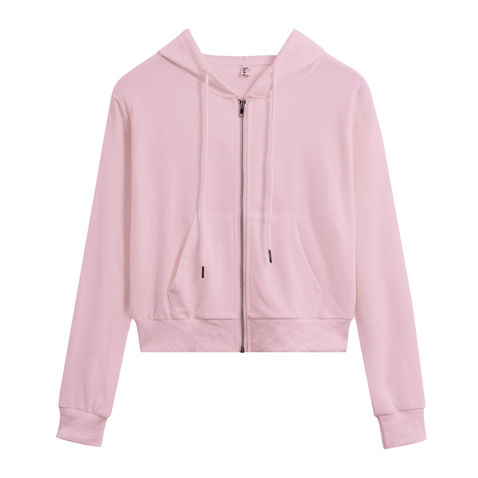 Sweat à Capuche Zippé Femme - Léger, Doux, Décontracté - Avec Cordons Et Poches - Cardigan Hoodie Pour Automne/hiver