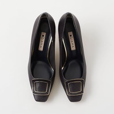 【新品未使用】DIANA ダイアナ パンプス 23cm ダイアナ DIANA パンプス （黒カーフ） -ファッション通販