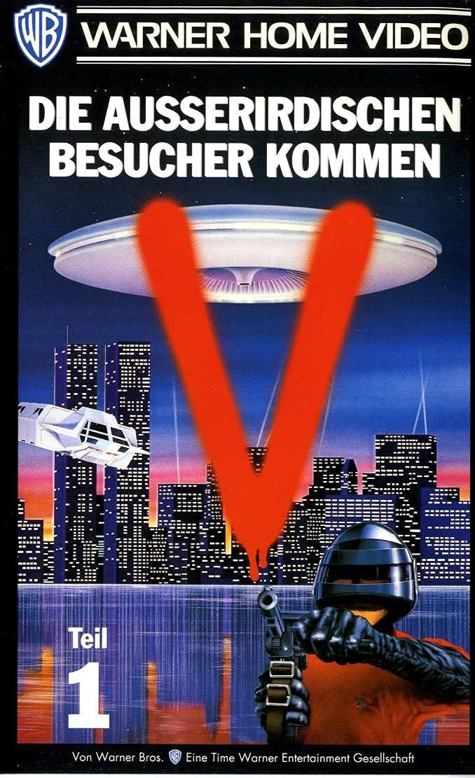 V Die außerirdischen Besucher kommen Teil 1 [VHS] Marc Singer, Jane Badler, Faye Grant
