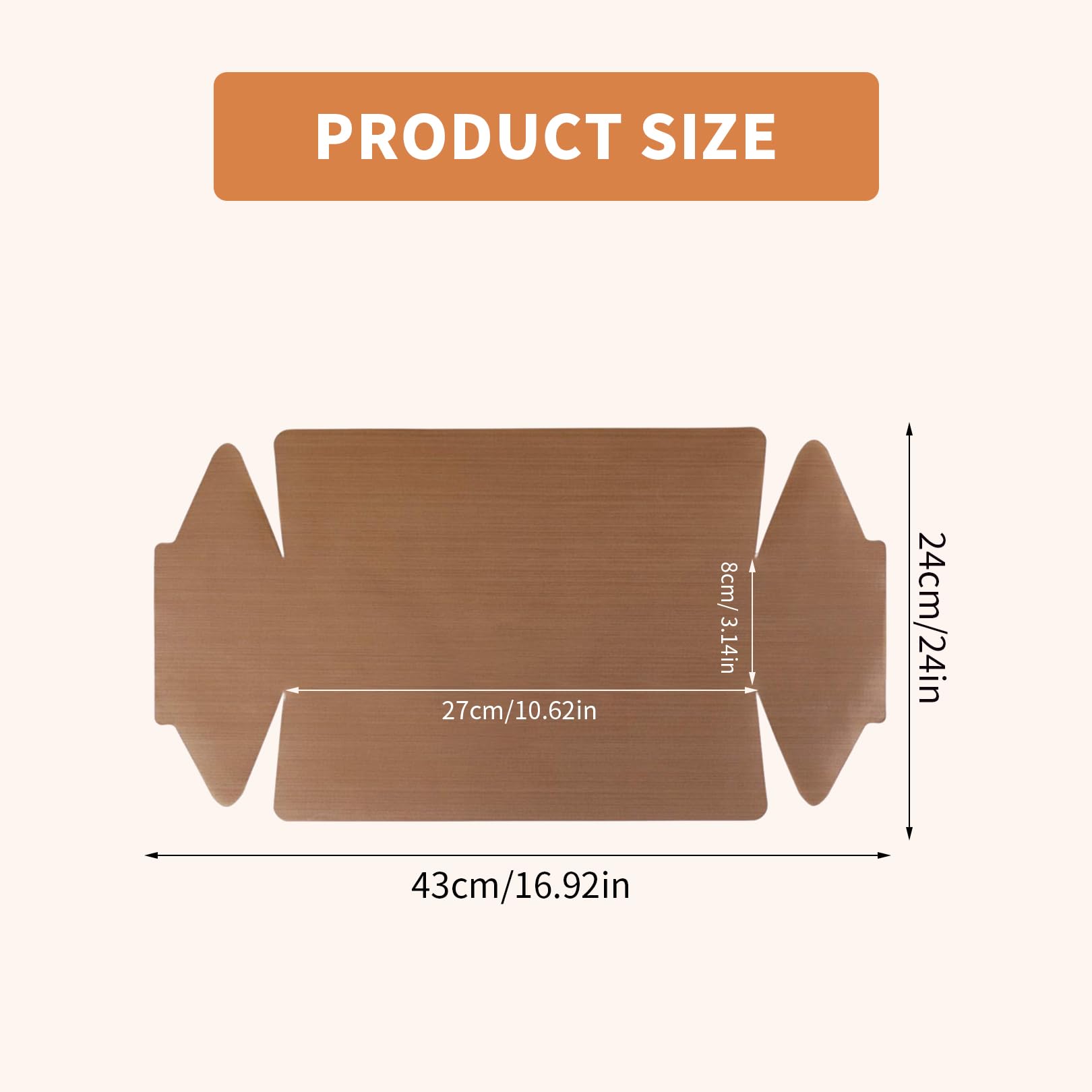 Tapis De Cuisson Lot De2 Papier Cuisson Reutilisable,Papier Sulfurisé,Feuille Feuille De Cuisson