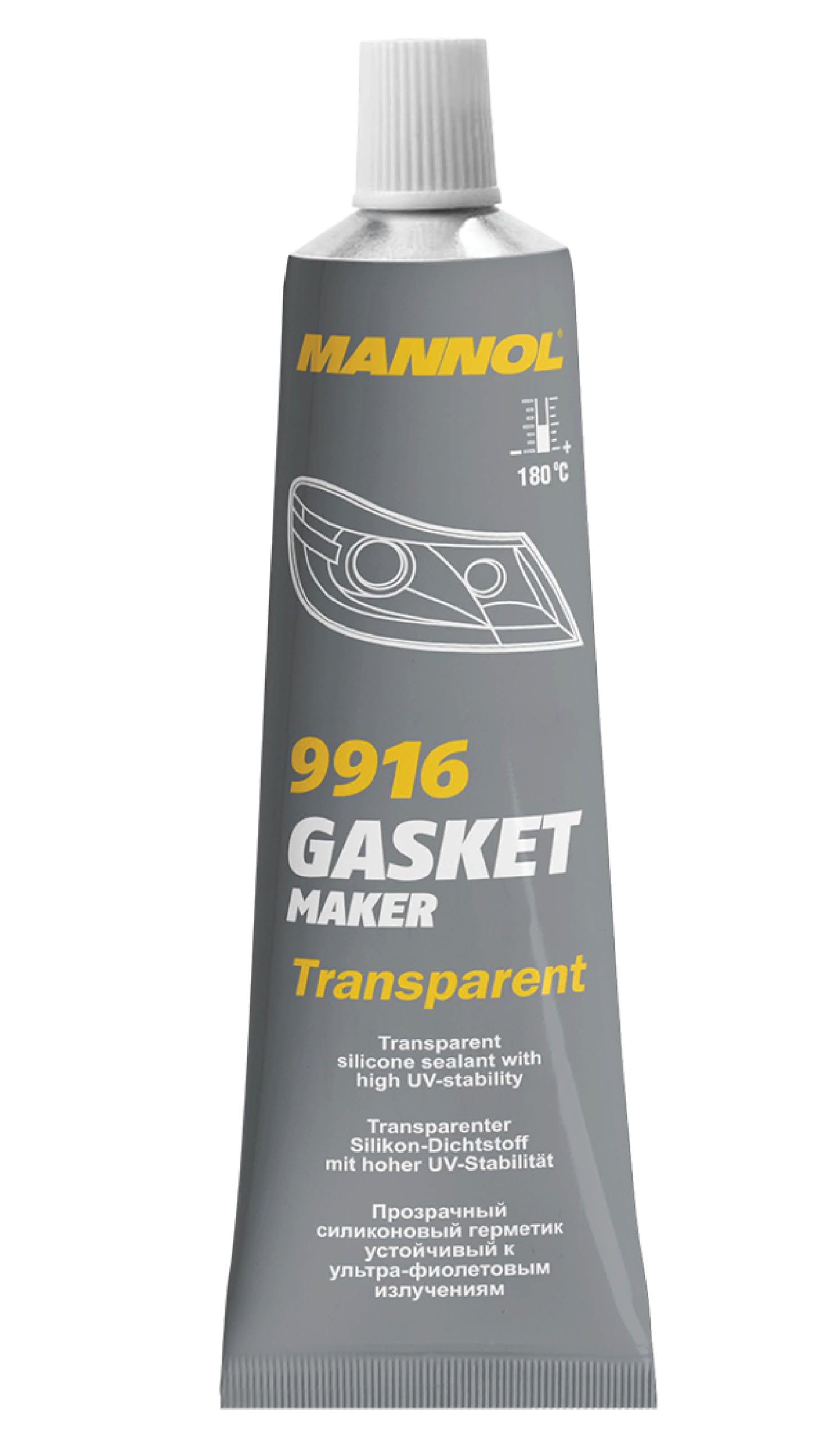 mannol 9916 gasket maker transparent | transparent sealant | silicone gasket | flexible gasket | multi-purpose gasket maker | imported from germany(85g)