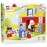 lego duplo fille Construis ma première ferme lego DUPLO pour apprendre la vie à la ferme avec les figurines d'animaux et des briques spécialement décorées.
