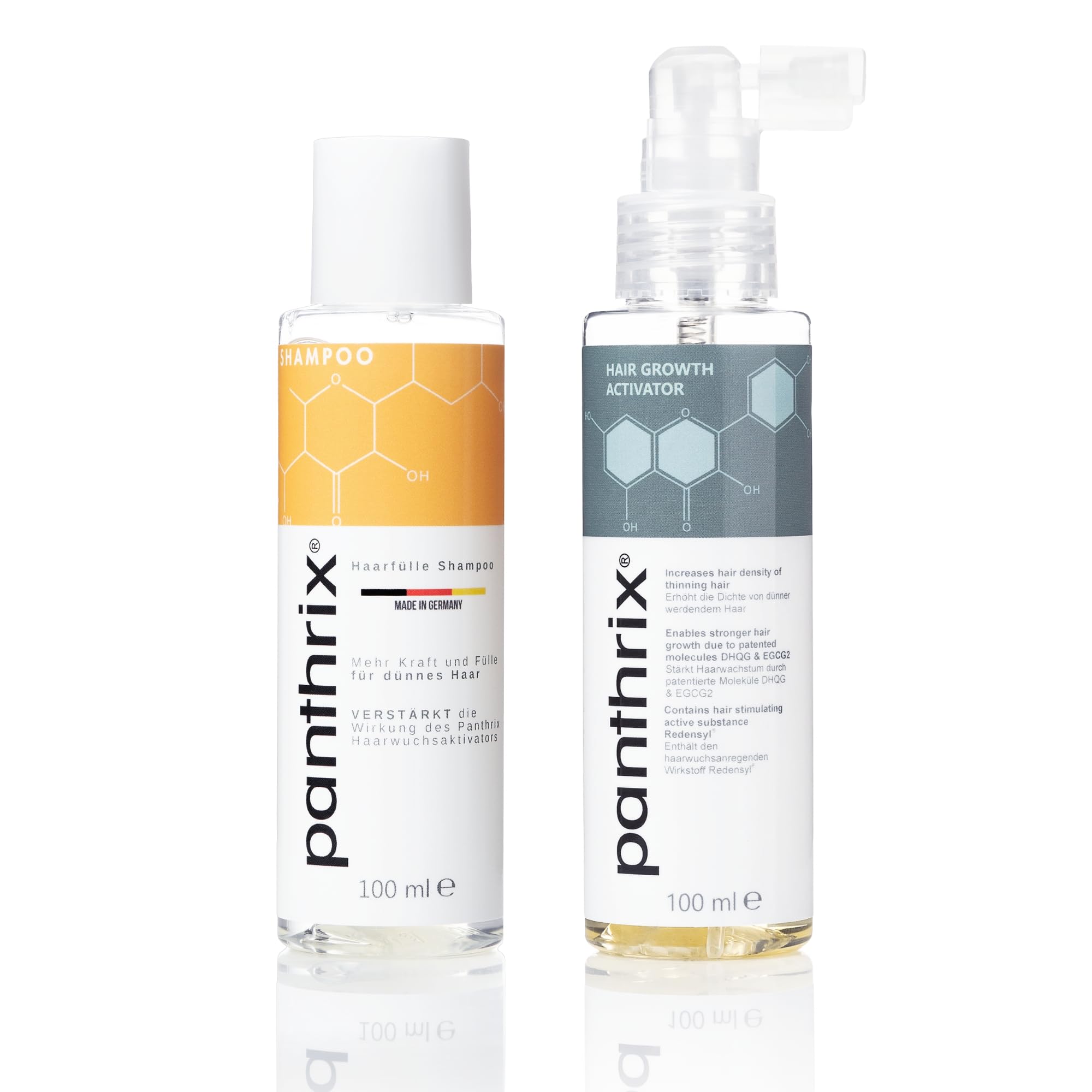 Panthrix Haarpflegeset Haarwuchsmittel mit Redensyl + Prepare Shampoo - Hair Growth Serum bei Haarausfall & zum Beschleunigen von Haarwachstum