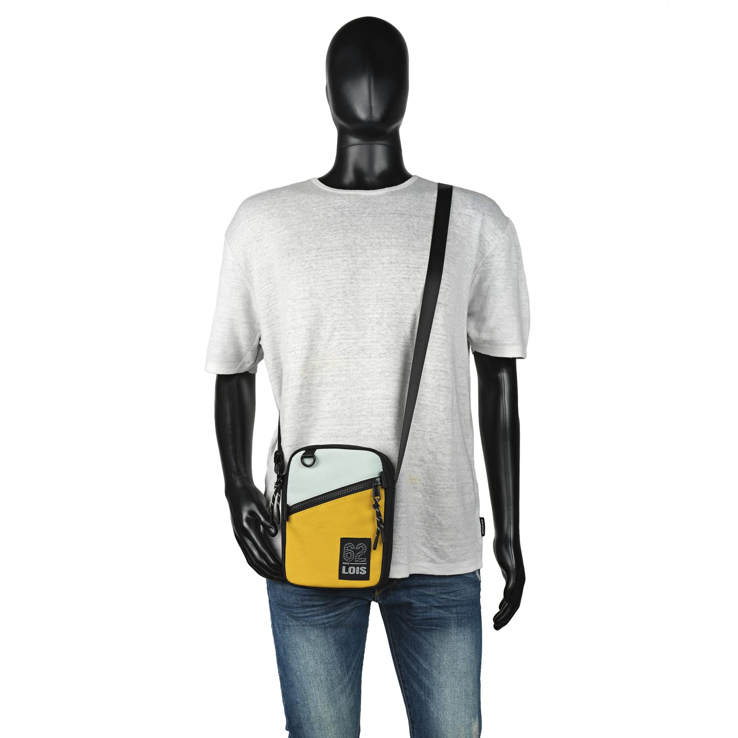 Lois - Bolso Hombre elegante y funcional Bolsitos Para Hombre resistentes y modernos Bolsos Para Hombre estilo casual, ideales para el día a día