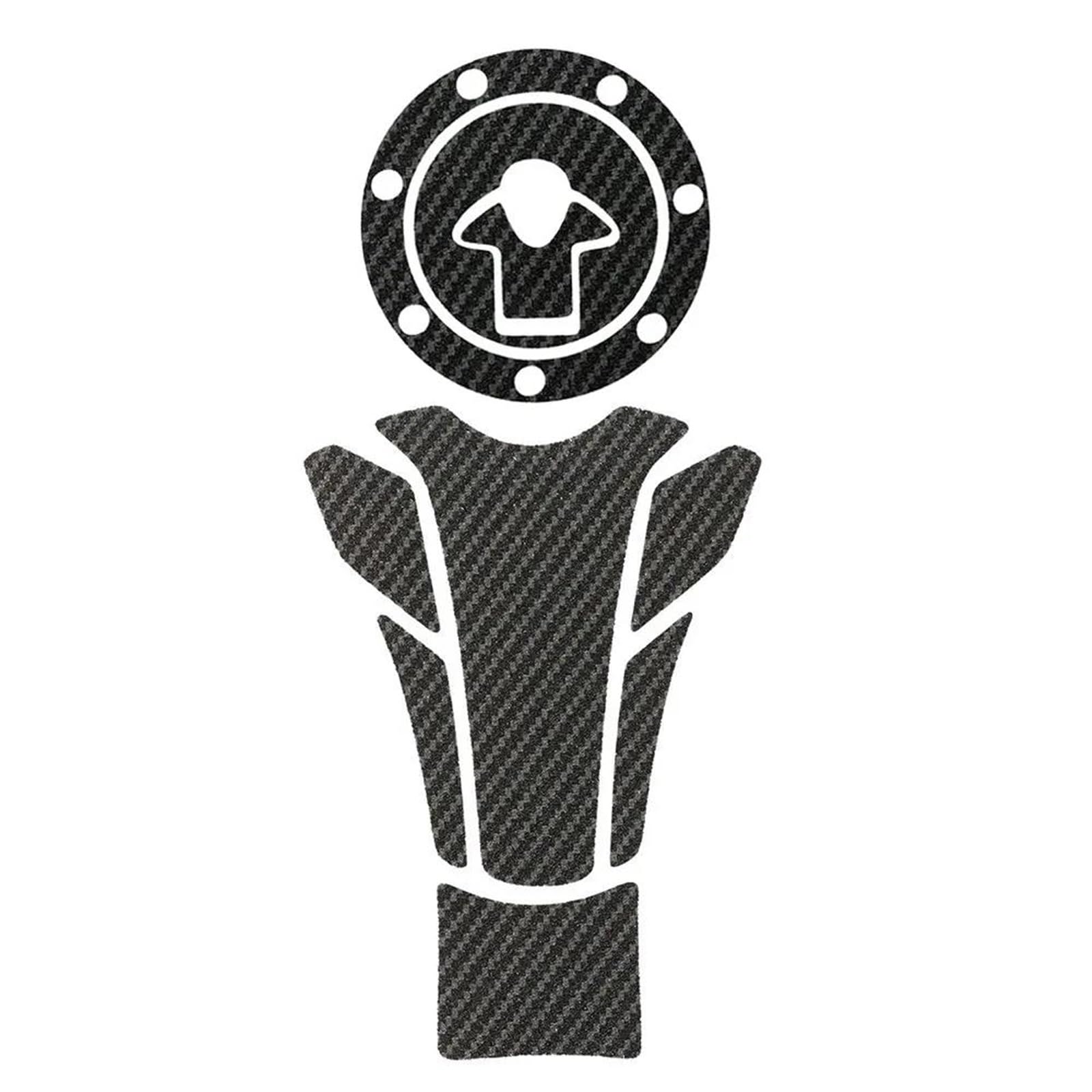 Carbon Fiber Fuel Tank Pad Oil Gas Cap Protector Sticker for Kawasaki for Z750 for Z1000 for ZXR250 for Ninja 400 Tank Sticker(Color10)