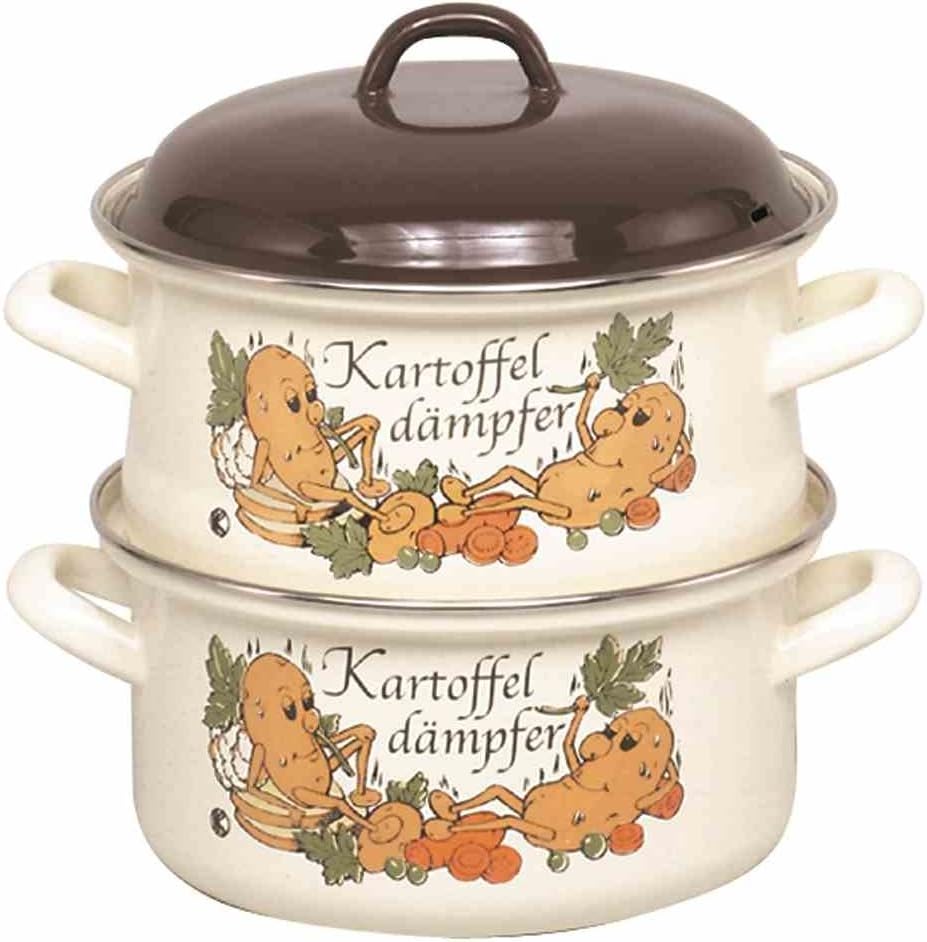 Pentola Per Lessare Patate GSW 18cm Smaltata - Senza Nickel, Per Tutti I Piani Cottura - Foto 9