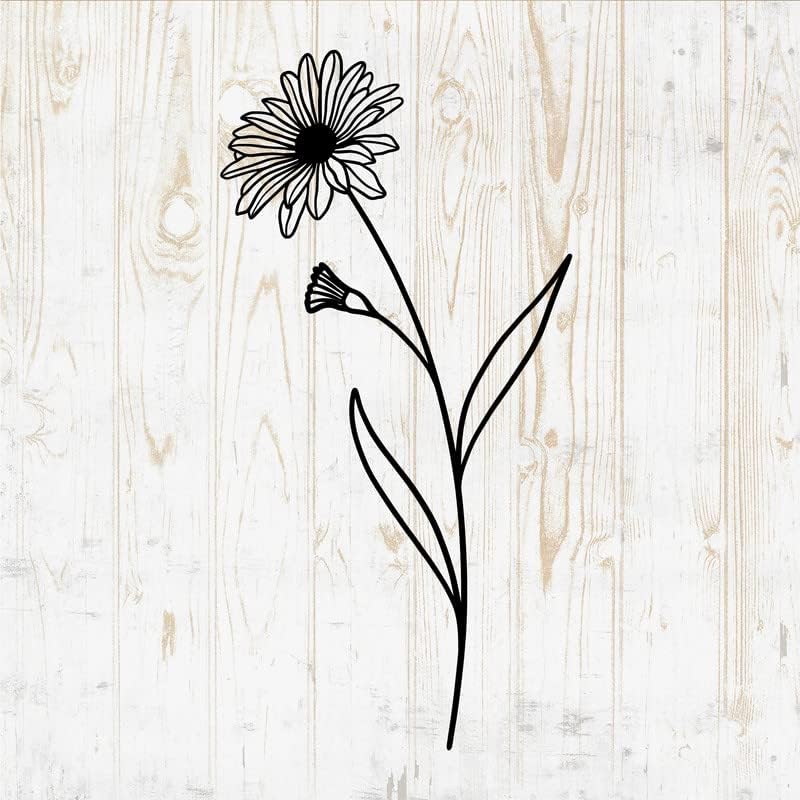 Calcomanías de pared para ramos de flores calcomanías de pared con ramos de flores minimalistas y minimalistas hojas botánicas silueta de ramas vaso