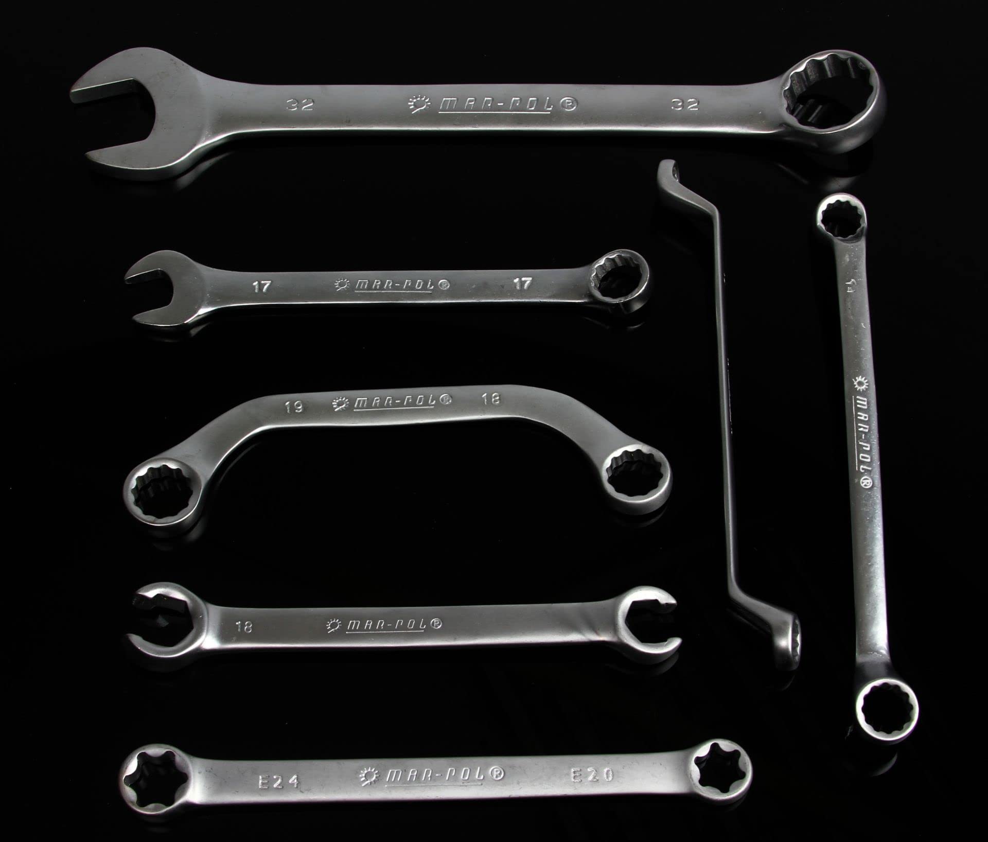 Set 47 Chiavi combinate fisse e stella 12 punti da 6-32mm kit chiave TORX e poligonali