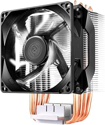Air Cooler Para Processador Cooler Master Hyper H411R (Led Branco) Com 4 HeatPipes e Ventoinha 92mm   Air Cooler Para Processador Cooler Master Hyper H411R (Led Branco) Com 4 HeatPipes e Ventoinha 92mm