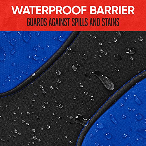 Motor Trend AquaShield Waterproof Front Seat Covers, Blue Seat Covers for Cars – Neoprene Front Car Seats Cover, SUV Seat Covers Protector - Car Interior Cover for Auto, Trucks, & Dog Owners by Motor Trend - Image 6