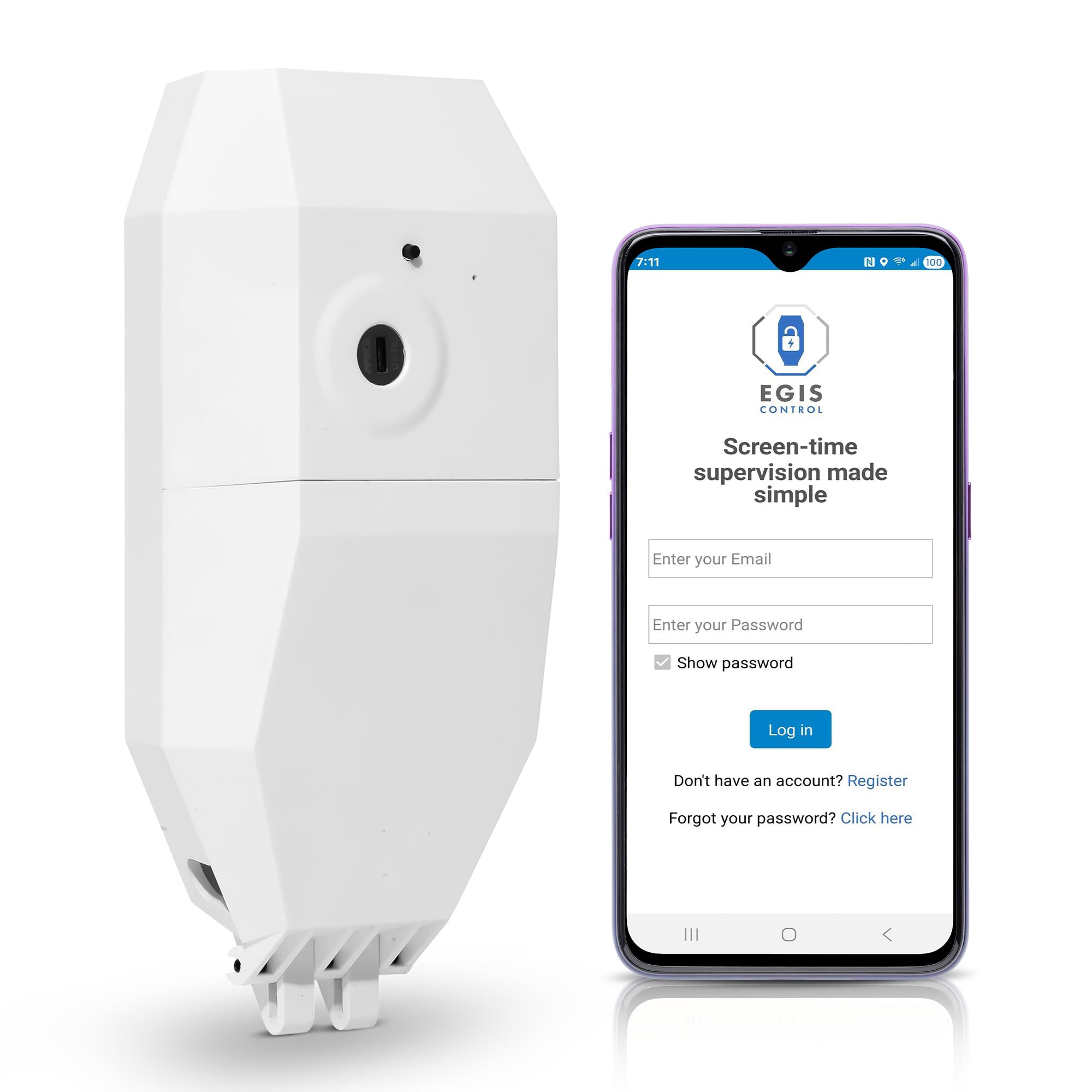 Locking Smart Plug for Kids' Screen Time – Supports Consistent Screen Time Boundaries for TVs, Gaming Consoles & Computers – No Monthly Fees
