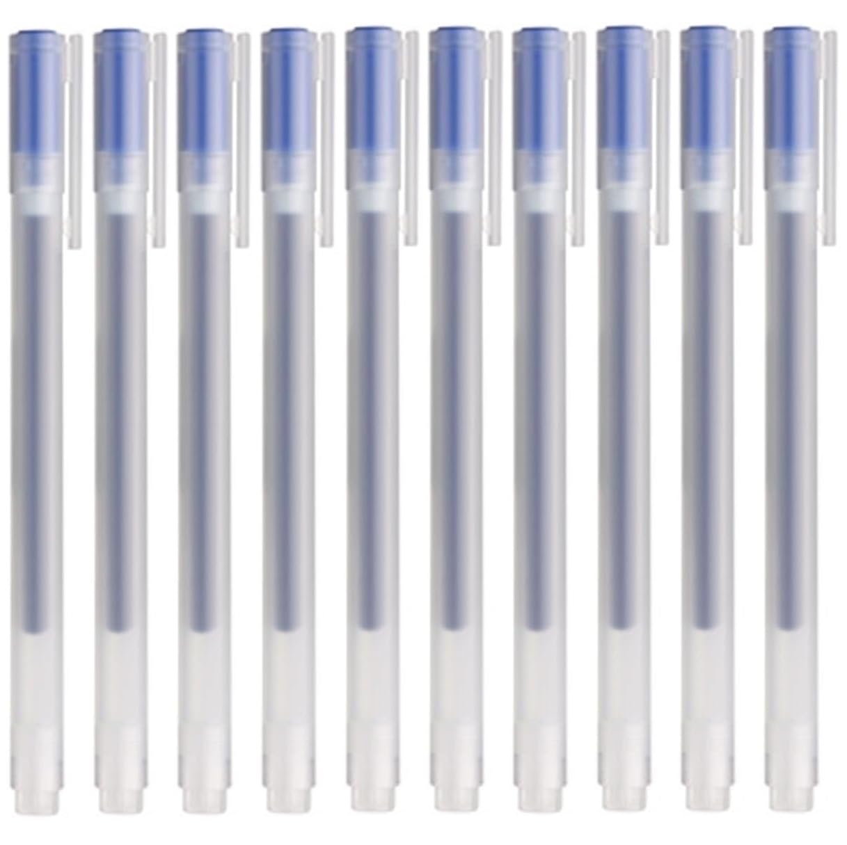 MujiGel Ink Ball Point Pen 0.38mm Blue color 10pcs