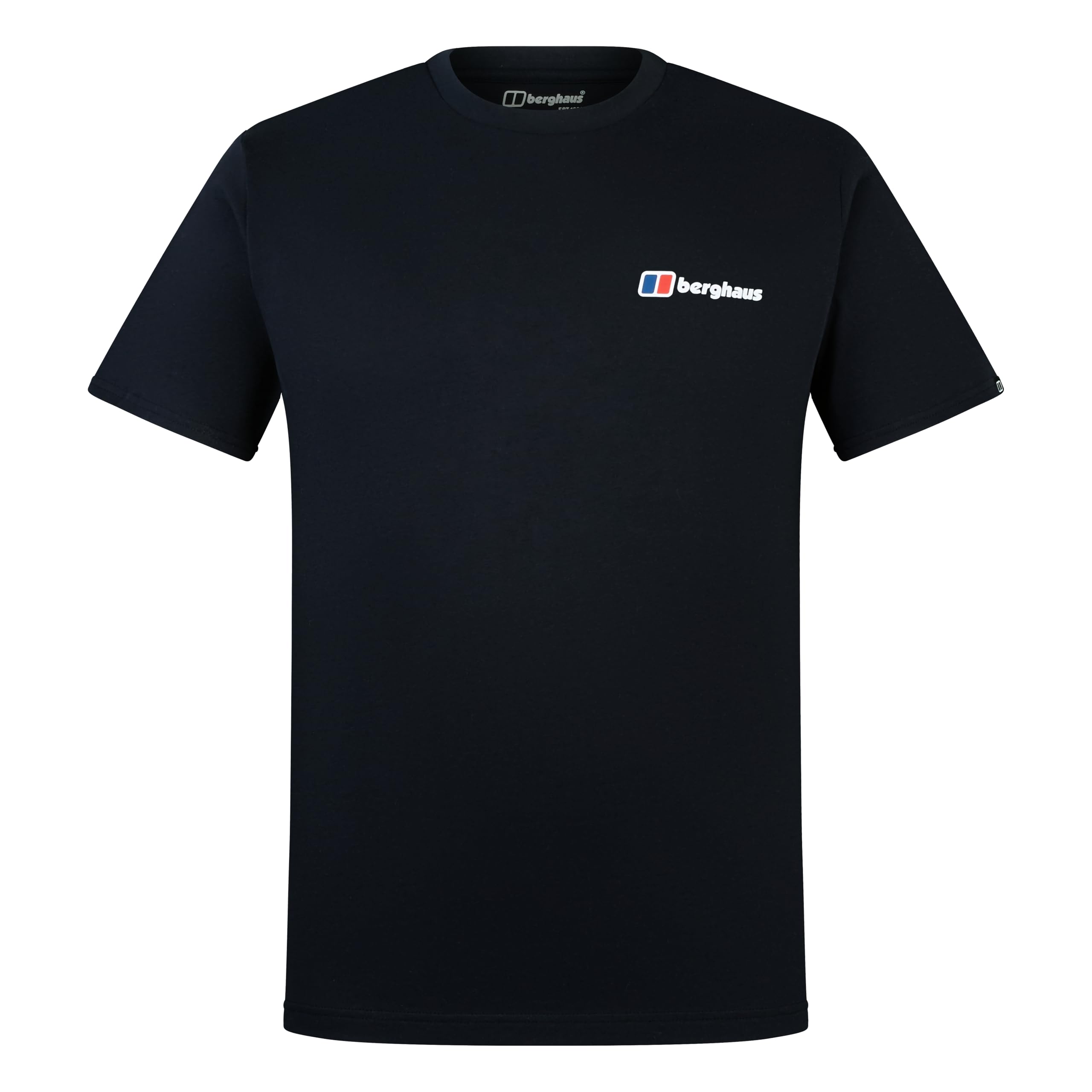Berghaus Men's Black Classic Big Logo T-Shirt, Small