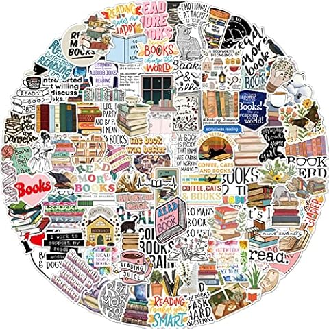 100PCS Waterproof Reading Motivational Quote Stickers Cover